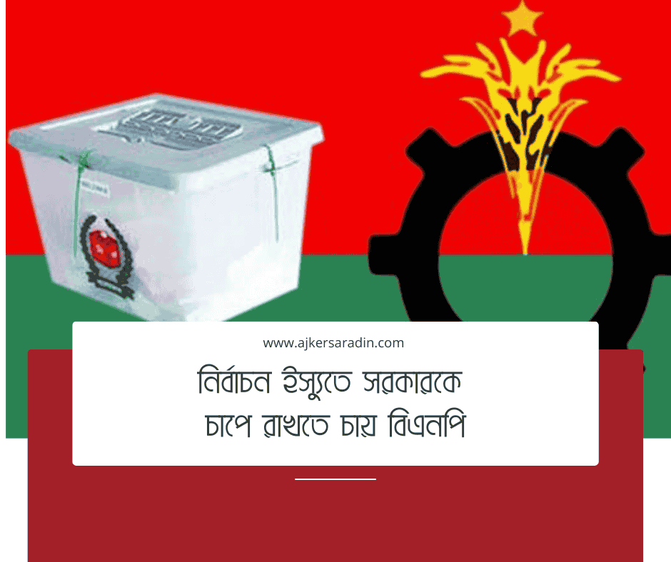 নির্বাচন ইস্যুতে সরকারের ওপর চাপ সৃষ্টি করবে বিএনপি: নতুন কর্মসূচি নিয়ে পরিকল্পনা