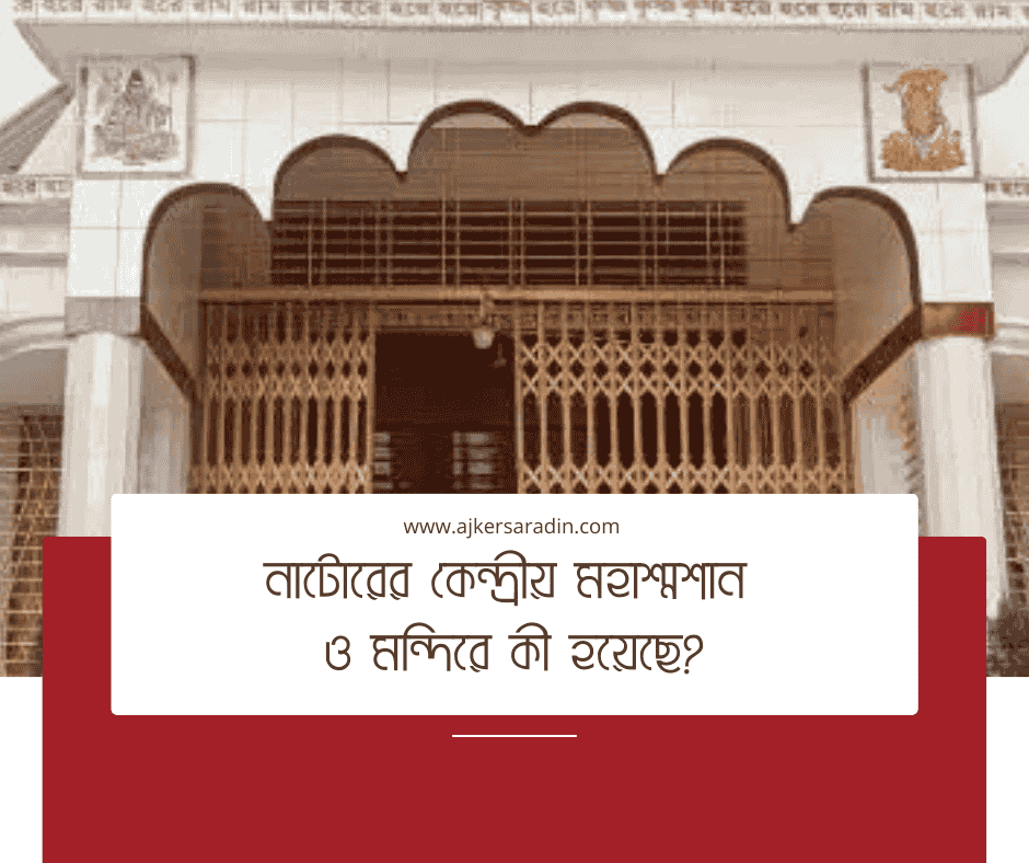 নাটোর কেন্দ্রীয় মহাশ্মশানে চুরি ও হত্যাকাণ্ড: তামার তৈজসপত্র চুরি, মৃতদেহ উদ্ধার